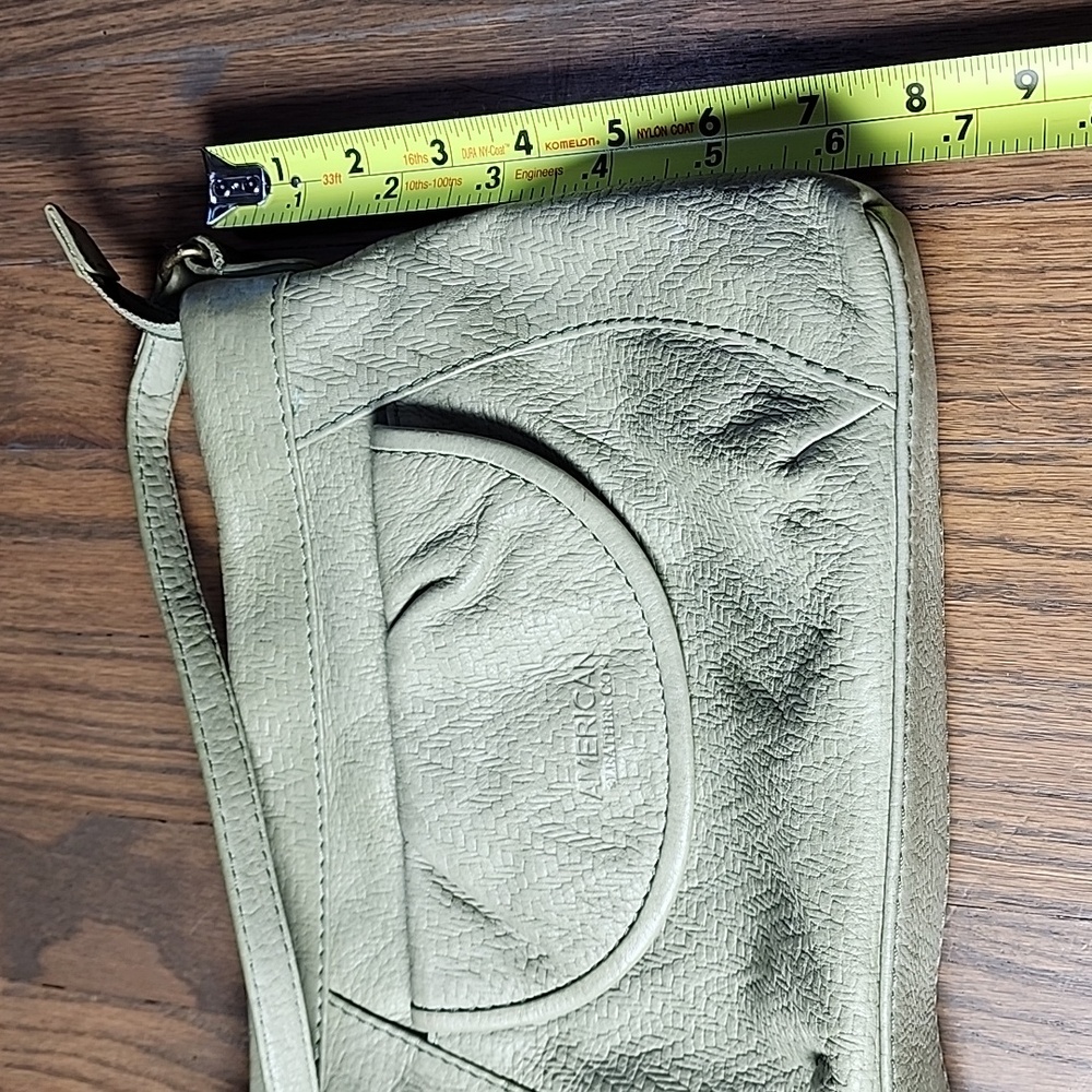 American Leather Co. Crossbody Bag in Soft Green - Picture 8 of 8